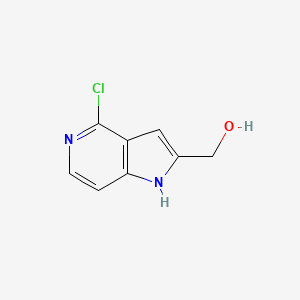 molecular formula C8H7ClN2O B13651939 (4-Chloro-1H-pyrrolo[3,2-c]pyridin-2-yl)methanol 