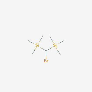 molecular formula C7H19BrSi2 B1365198 Bis(trimethylsilyl)bromomethane CAS No. 29955-12-2