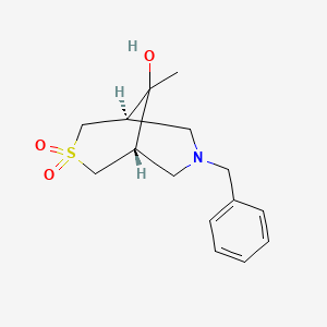 (1R,5S,9s)-7-Benzyl-9-hydroxy-9-methyl-3-thia-7-azabicyclo[3.3.1]nonane 3,3-dioxide