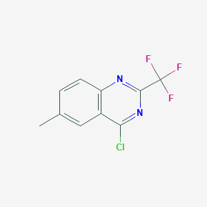 4-Chloro-6-methyl-2-(trifluoromethyl)quinazoline