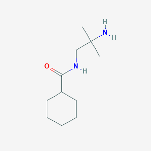 N-(2-Amino-2-methylpropyl)cyclohexanecarboxamide