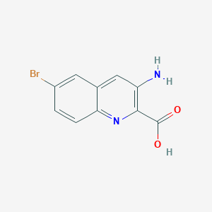 3-Amino-6-bromoquinoline-2-carboxylic acid