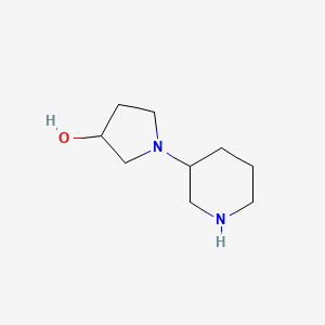 1-(Piperidin-3-yl)pyrrolidin-3-ol