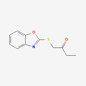 1-(Benzo[d]oxazol-2-ylthio)butan-2-one