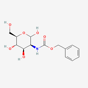 molecular formula C14H19NO7 B1365207 2-Amino-2-N-carbobenzoxy-2-deoxy-D-mannose 