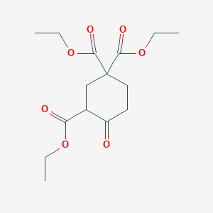 molecular formula C15H22O7 B1365208 4-氧代环己烷-1,1,3-三羧酸三乙酯 CAS No. 57899-62-4