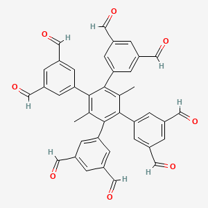 5-[2,4,5-tris(3,5-diformylphenyl)-3,6-dimethylphenyl]benzene-1,3-dicarbaldehyde