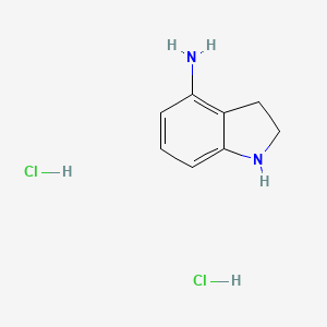 molecular formula C8H12Cl2N2 B13652095 Indolin-4-amine dihydrochloride 