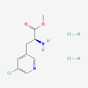 Methyl (S)-2-amino-3-(5-chloropyridin-3-YL)propanoate dihydrochloride