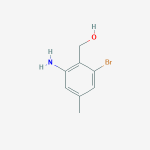 molecular formula C8H10BrNO B13652141 (2-Amino-6-bromo-4-methylphenyl)methanol 