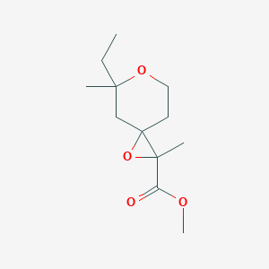 Methyl 5-ethyl-2,5-dimethyl-1,6-dioxaspiro[2.5]octane-2-carboxylate