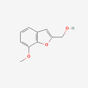 molecular formula C10H10O3 B1365216 (7-甲氧基-1-苯并呋喃-2-基)甲醇 CAS No. 75566-54-0