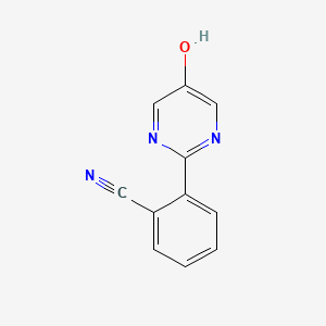 2-(5-Hydroxypyrimidin-2-yl)benzonitrile