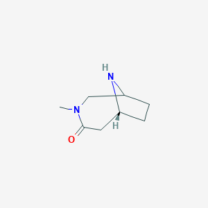 (6R)-3-methyl-3,9-diazabicyclo[4.2.1]nonan-4-one