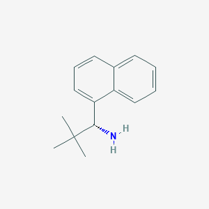 (R)-2,2-Dimethyl-1-(naphthalen-1-yl)propan-1-amine