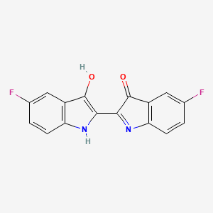 (E)-5,5'-Difluoro-[2,2'-biindolinylidene]-3,3'-dione