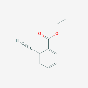 molecular formula C11H10O2 B1365228 2-乙炔基苯甲酸乙酯 CAS No. 74185-31-2
