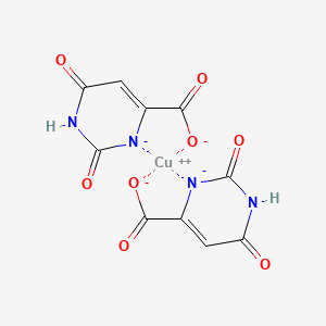 Bis(1,2,3,6-tetrahydro-2,6-dioxo-4-pyrimidinecarboxylato-|EN3,|EO4)copper