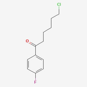 molecular formula C12H14ClFO B1365231 6-氯-1-(4-氟苯基)-1-氧己烷 CAS No. 61191-90-0
