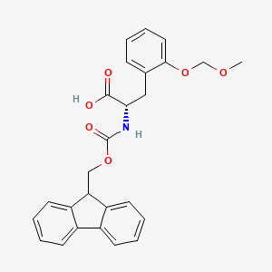 molecular formula C26H25NO6 B13652316 Fmoc-L-o-Tyr(mom) 