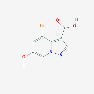 4-Bromo-6-methoxypyrazolo[1,5-a]pyridine-3-carboxylic acid