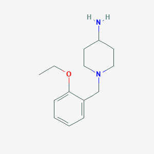 molecular formula C14H22N2O B1365232 1-[(2-Ethoxyphenyl)methyl]piperidin-4-amine 