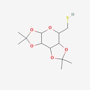 molecular formula C12H20O5S B13652324 [(1S,2R,6R,8S,9R)-4,4,11,11-tetramethyl-3,5,7,10,12-pentaoxatricyclo[7.3.0.0^{2,6]dodecan-8-yl]methanethiol 