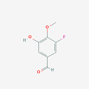 3-Fluoro-5-hydroxy-4-methoxybenzaldehyde