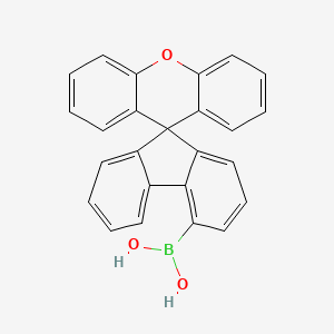 molecular formula C25H17BO3 B13652377 Spiro[fluorene-9,9'-xanthen]-4-ylboronic acid 