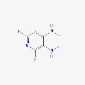 5,7-Difluoro-1,2,3,4-tetrahydropyrido[3,4-b]pyrazine