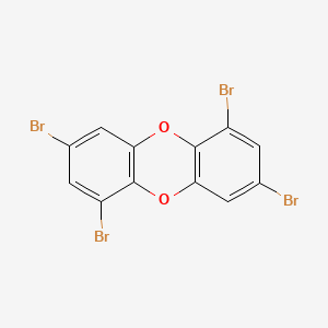 molecular formula C12H4Br4O2 B13652457 1,3,6,8-Tetrabromodibenzo-p-dioxin CAS No. 76584-71-9