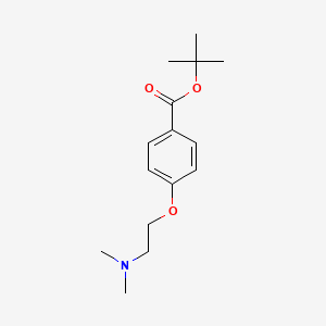 molecular formula C15H23NO3 B13652516 tert-Butyl 4-(2-(dimethylamino)ethoxy)benzoate 