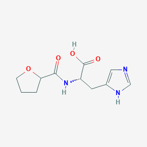 (2S)-3-(1H-imidazol-4-yl)-2-[(oxolan-2-yl)formamido]propanoic acid