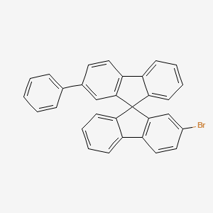 molecular formula C31H19Br B13652634 2-Bromo-2'-phenyl-9,9'-spirobi[fluorene] CAS No. 1911626-20-4