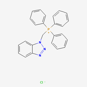 B1365264 [(1H-Benzotriazol-1-yl)methyl]triphenylphosphonium Chloride CAS No. 111198-09-5