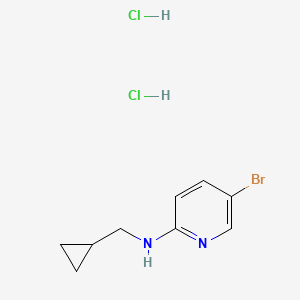 5-Bromo-N-(cyclopropylmethyl)pyridin-2-amine dihydrochloride