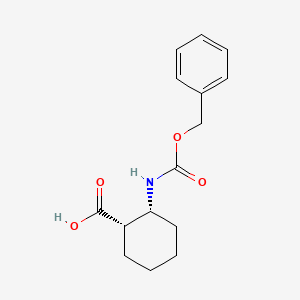 molecular formula C15H19NO4 B13652675 Z-1,2-cis-ACHC-OH 