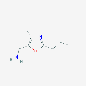 (4-Methyl-2-propyloxazol-5-yl)methanamine