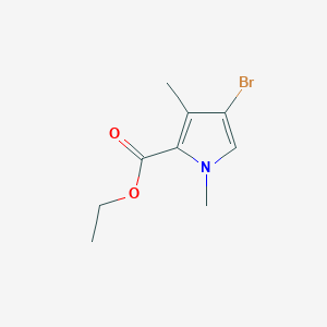 Ethyl 4-bromo-1,3-dimethyl-1H-pyrrole-2-carboxylate