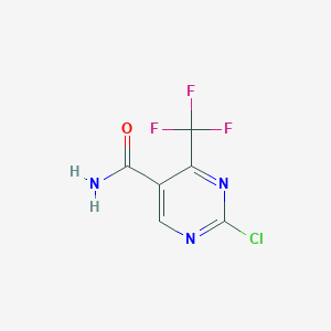 2-Chloro-4-(trifluoromethyl)pyrimidine-5-carboxamide