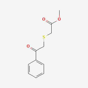 Methyl 2-((2-oxo-2-phenylethyl)thio)acetate