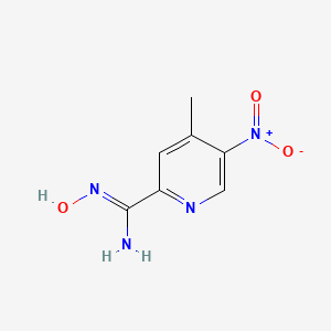 N-Hydroxy-4-methyl-5-nitropicolinimidamide