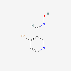 (E)-N-[(4-Bromopyridin-3-YL)methylidene]hydroxylamine