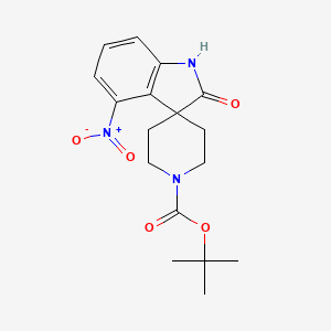 tert-Butyl 4-nitro-2-oxospiro[indoline-3,4'-piperidine]-1'-carboxylate