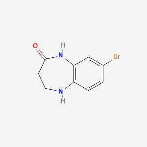 molecular formula C9H9BrN2O B1365288 8-溴-1,3,4,5-四氢-2H-1,5-苯并二氮杂卓-2-酮 CAS No. 37040-46-3