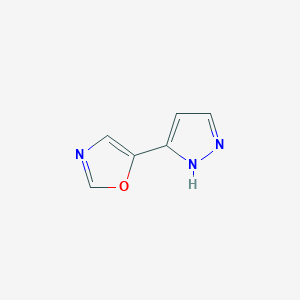 5-(1H-Pyrazol-3-yl)oxazole