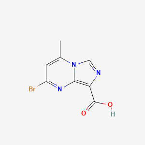 2-Bromo-4-methylimidazo[1,5-a]pyrimidine-8-carboxylic acid