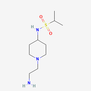 N-[1-(2-aminoethyl)piperidin-4-yl]propane-2-sulfonamide