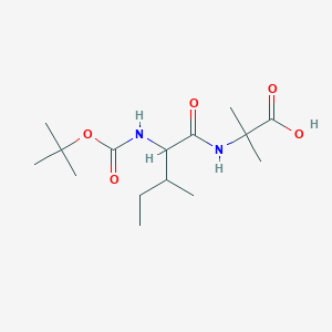 molecular formula C15H28N2O5 B13652925 Boc-Ile-Aib-OH 