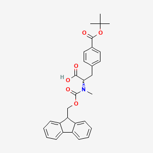 (S)-2-((((9H-Fluoren-9-yl)methoxy)carbonyl)(methyl)amino)-3-(4-(tert-butoxycarbonyl)phenyl)propanoic acid